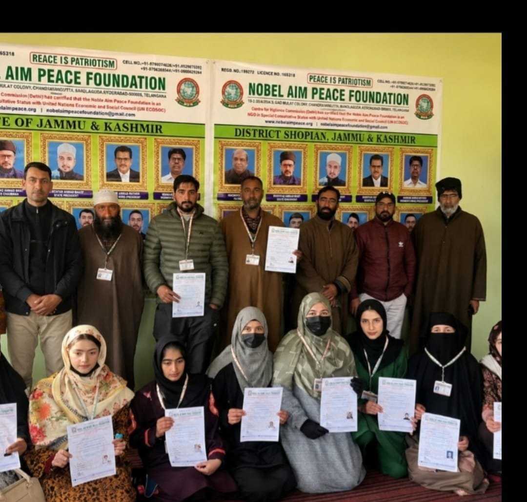 Nobel Aim Peace Foundation - District Shopian, Jammu & Kashmir
